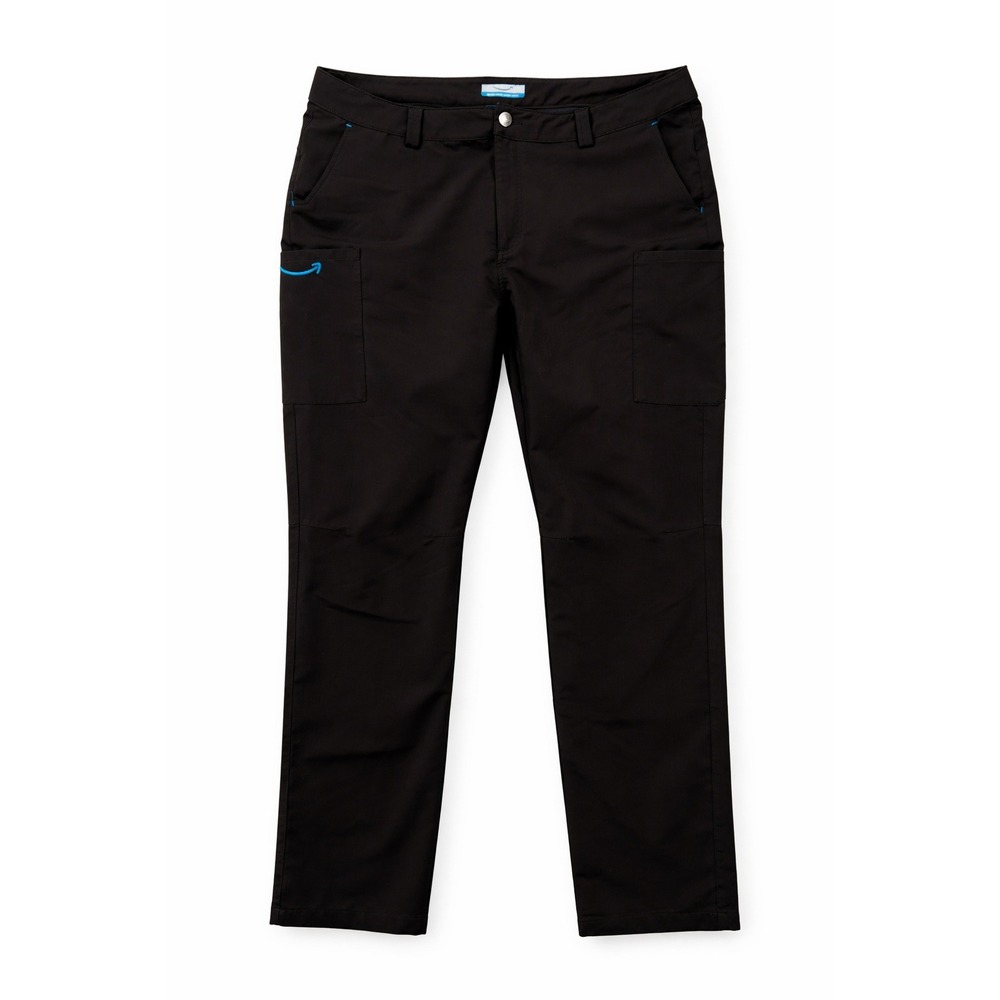 Amazon Uniform Utility Work Pants‎ Men 3XL Black Cargo Stretch Workwear Sunrise